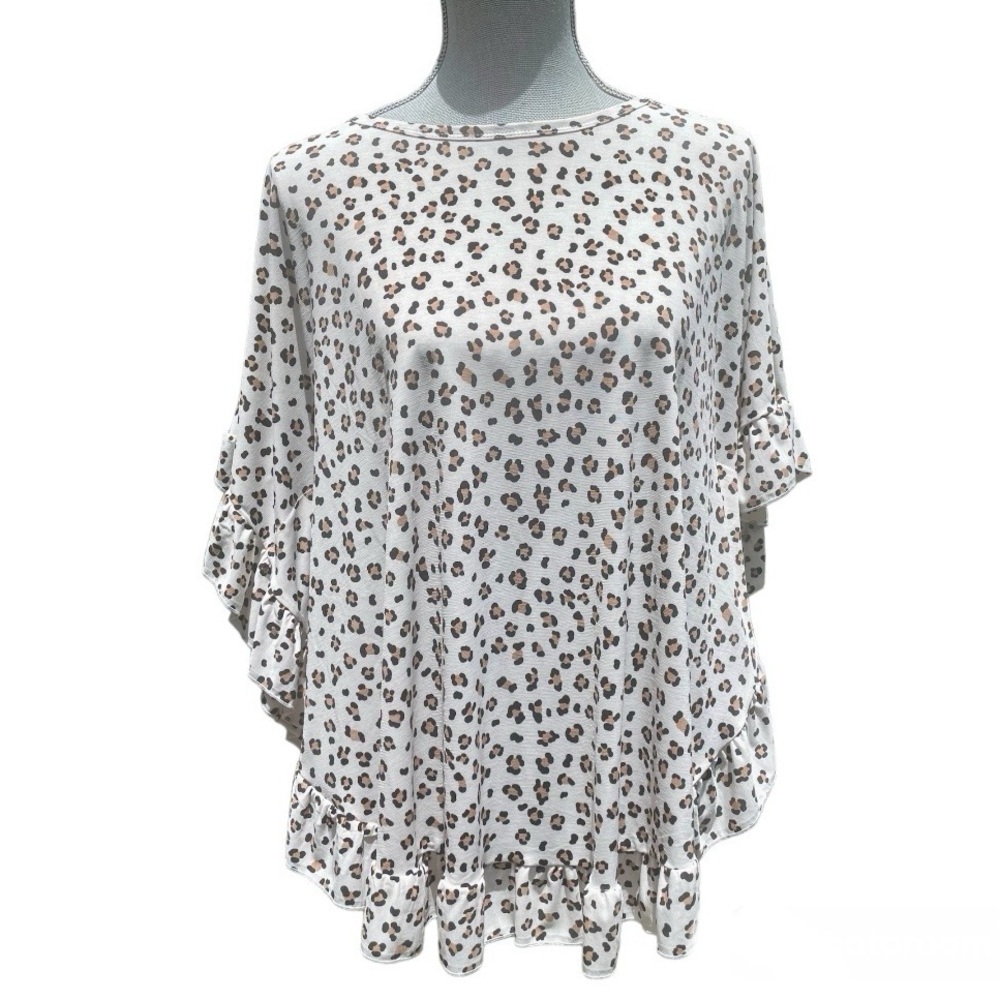 Honeyme: Leopard Print Poncho